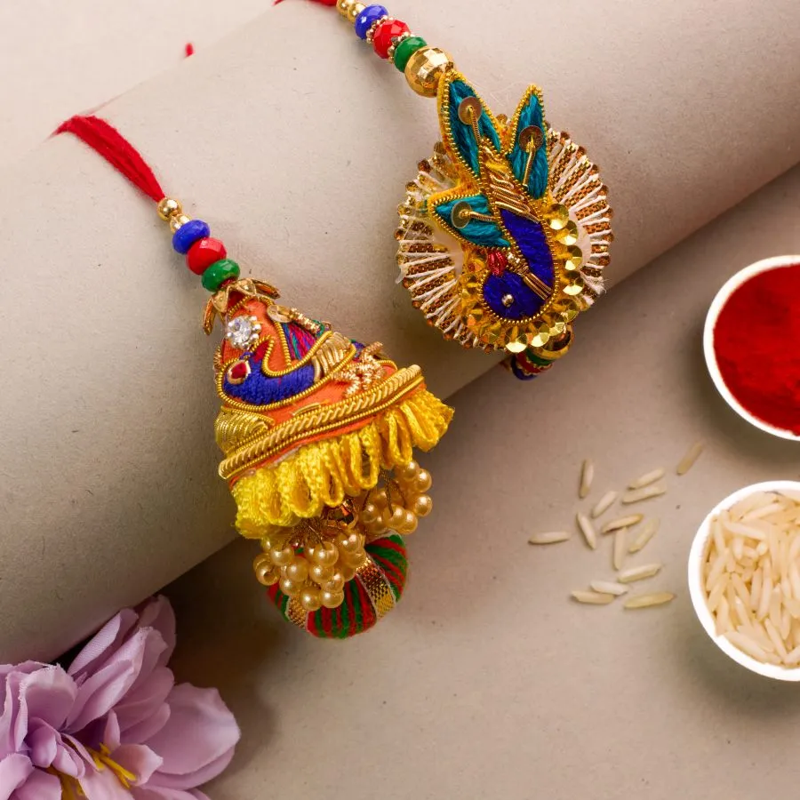 Premium Bhaiya Bhabhi Rakhi Set