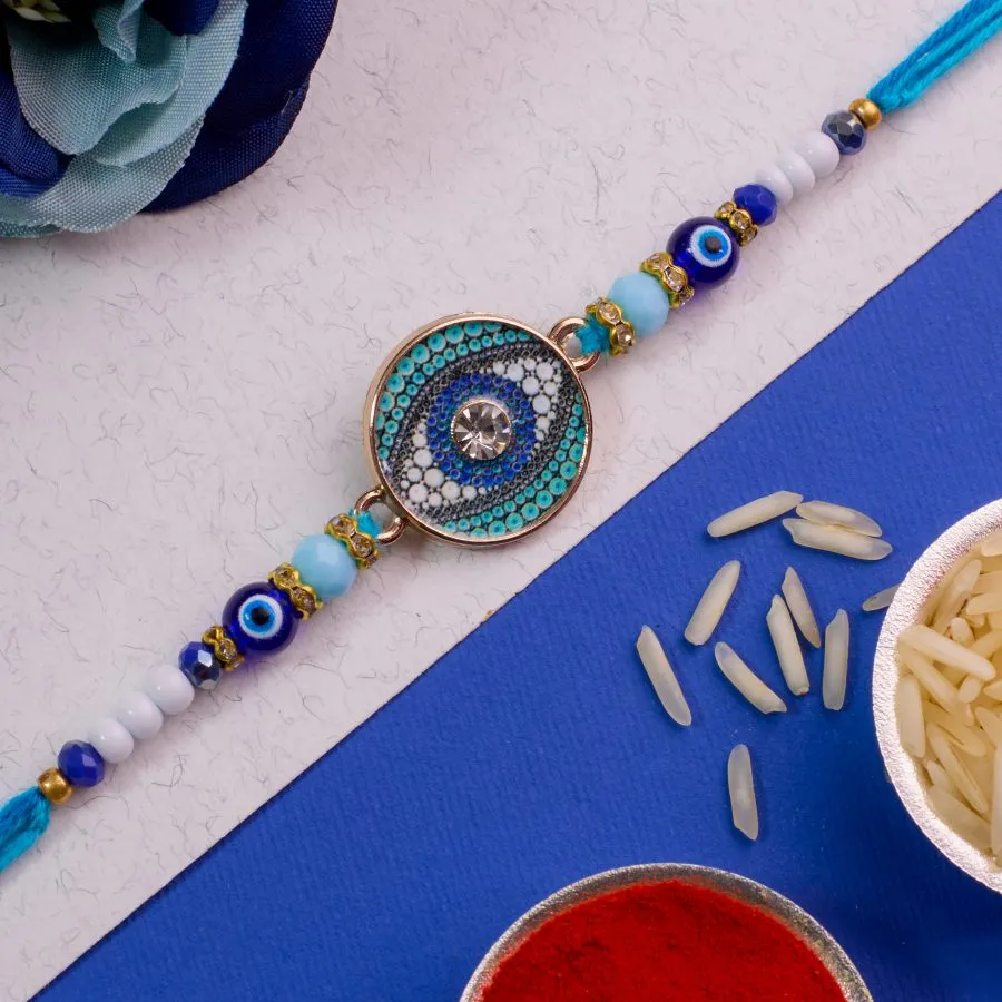 Enchanting Evil Eye Rakhi Gift
