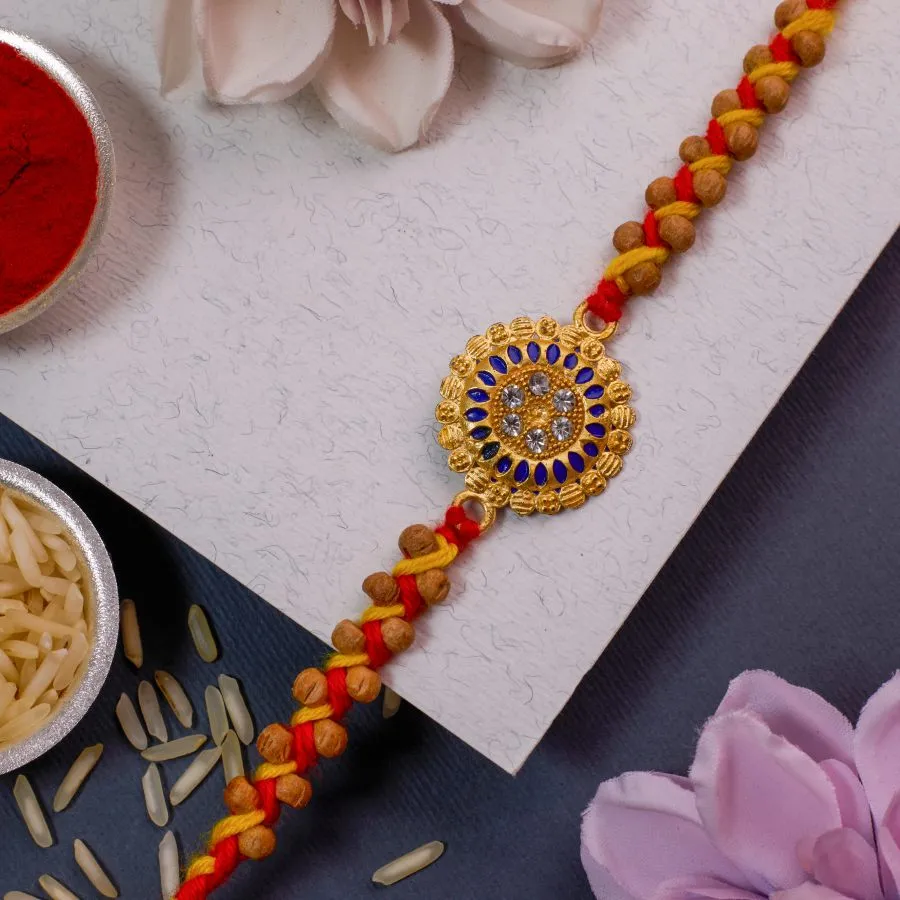 Regal Kundan Heritage Rakhi