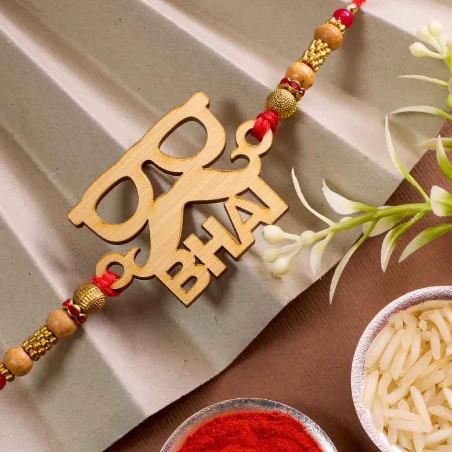 Heartfelt Bhai Love Rakhi Set