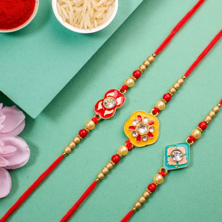 Festive Kundan Rakhi Collection
