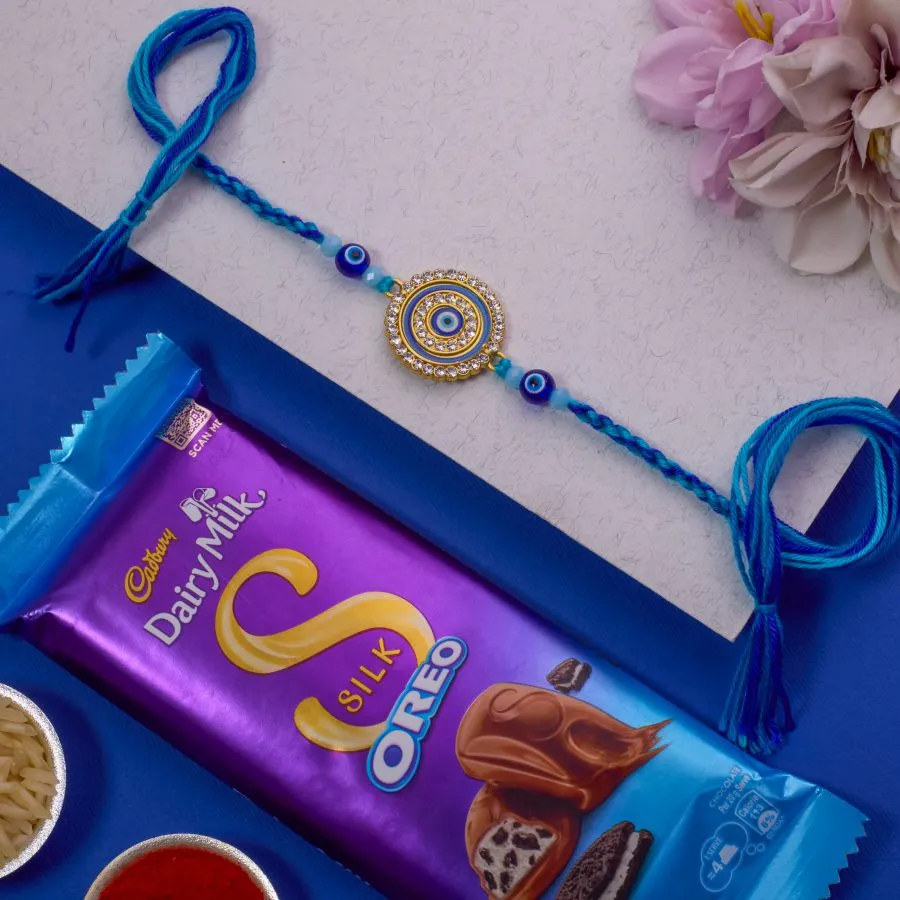 Lucky Charm Rakhi with Cadbury Silk Surprise