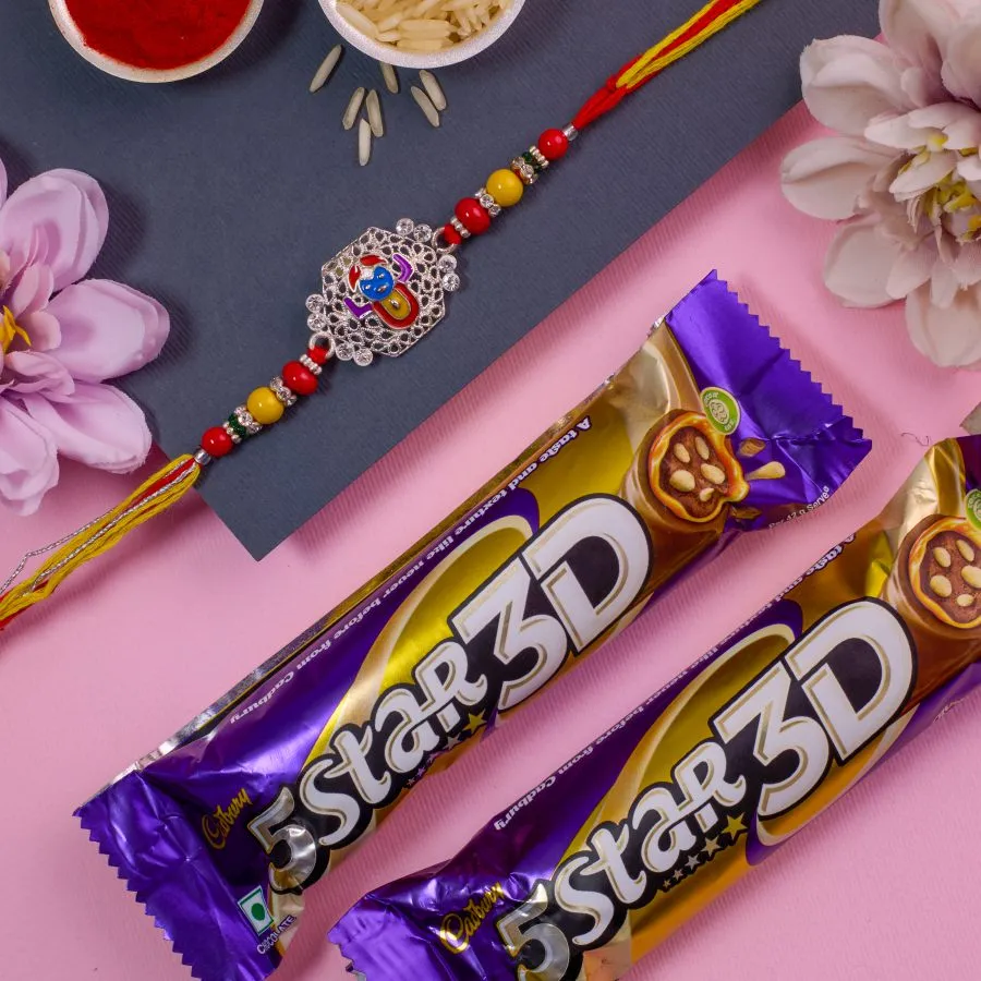 Divine Shree Ram Rakhi Gift Set