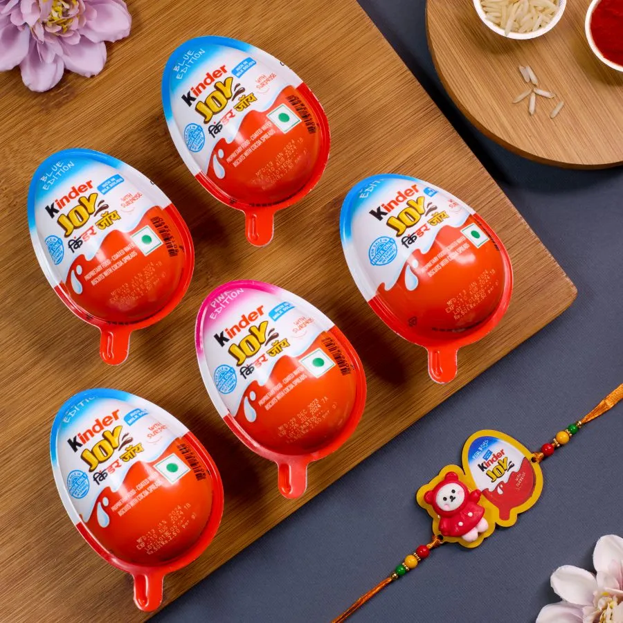 Rakhi & Kinder Joy Delight Bundle