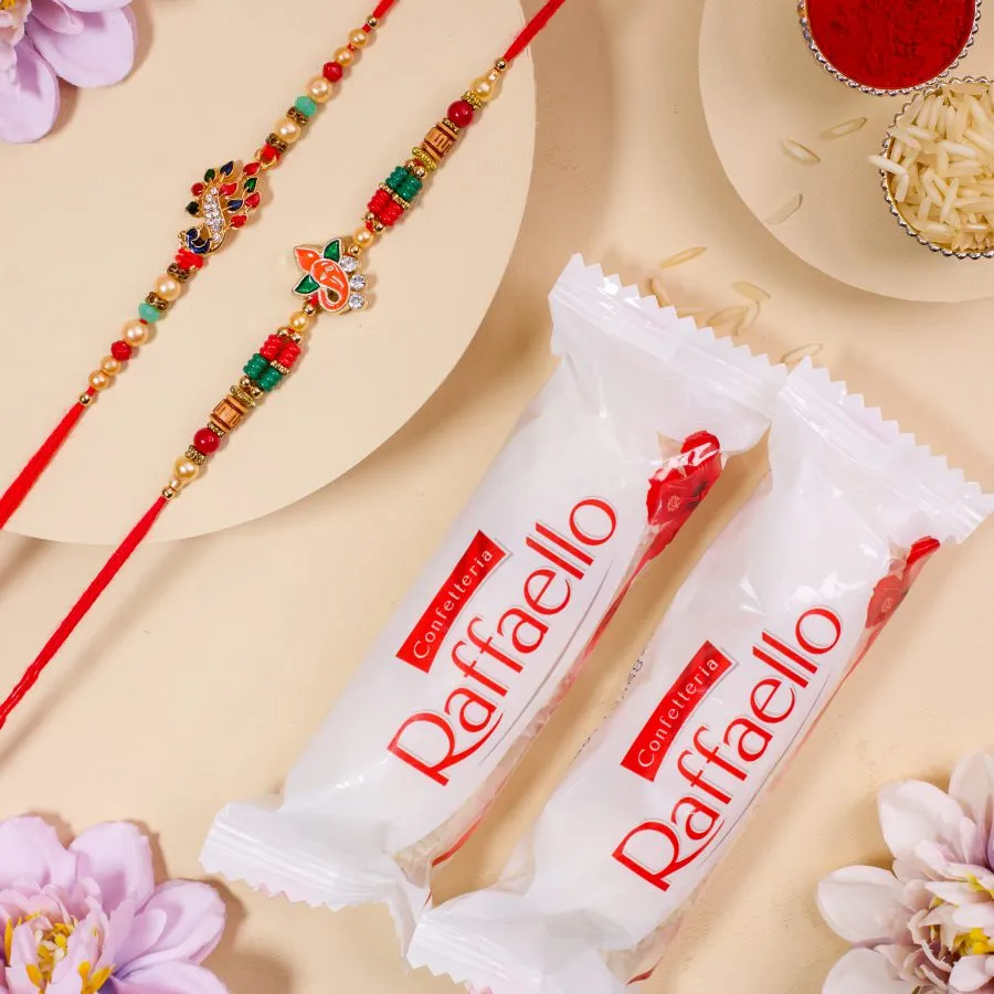 Festive Rakhis with Raffaello Treats