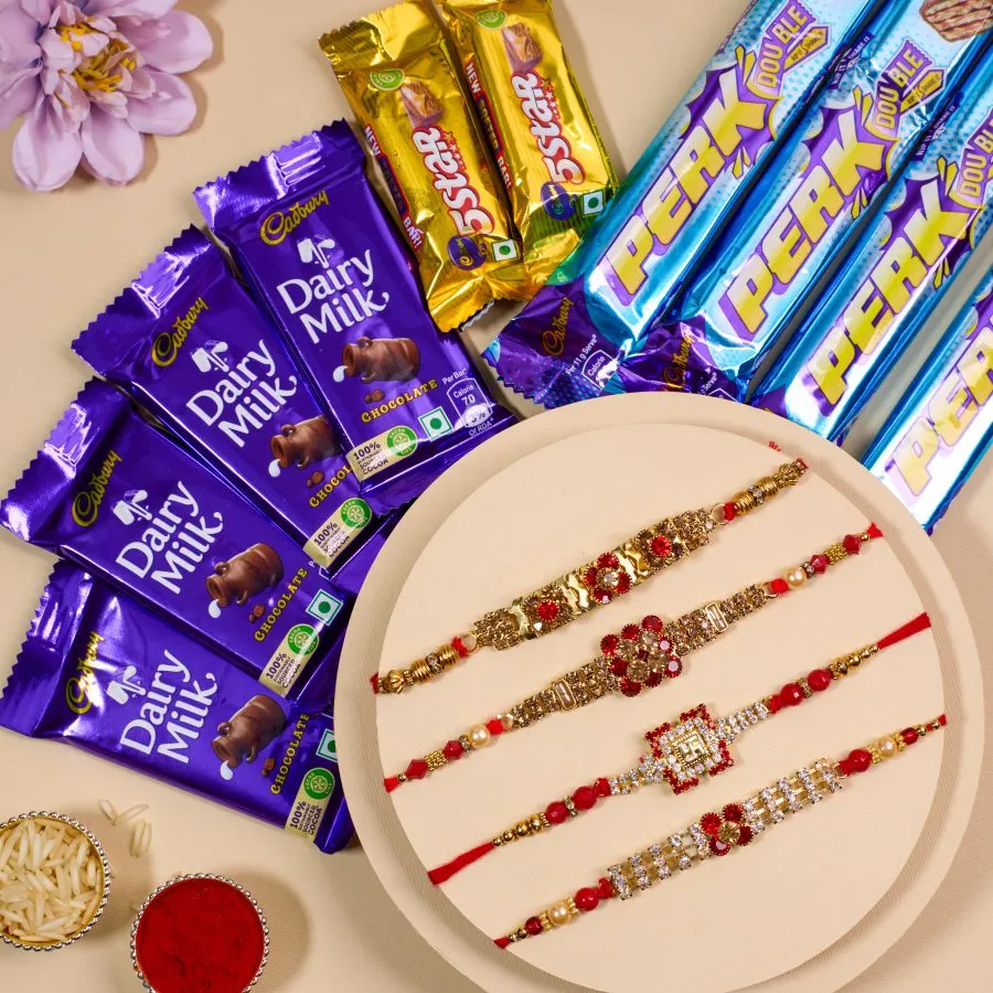 AD Rakhis and Chocolate Bliss Bundle