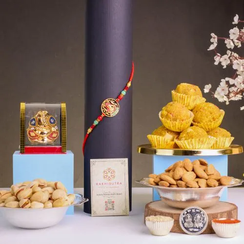 Ganesha Rakhi Hamper & Festive Luxuries