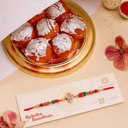 Divine Ganpati Blessings Rakhi Gift