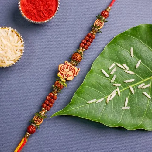 Ganesh Rakhi Blessings for Brothers