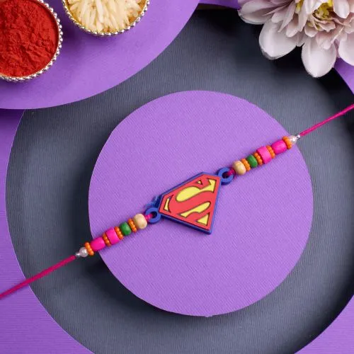Superhero Superman Rakhi for Kids