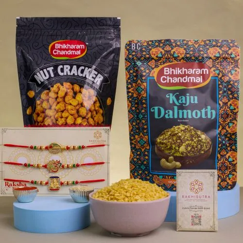 Nut Cracker and Rakhi Gift Combo