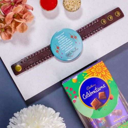 Personalized Rakhi with Cadbury Treats