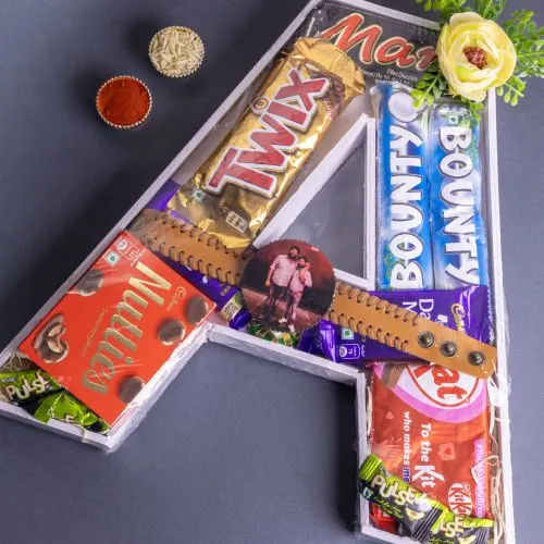 Custom Rakhi & Chocolate Surprise