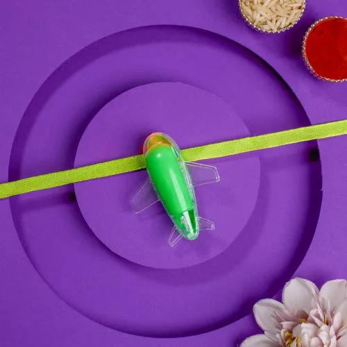 Adventurous Aeroplane Rakhi Gift Set