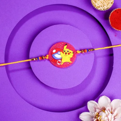 Adorable Pikachu Rakhi Band