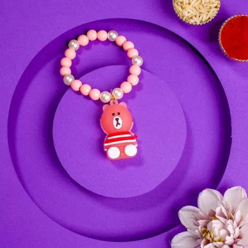 Cute Teddy Bracelet Rakhi Gift