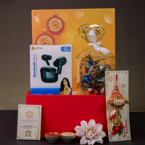 Trendy Lumba Rakhi Gift Set