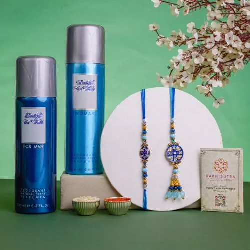 Divine Davidoff Rakhi Duo Set