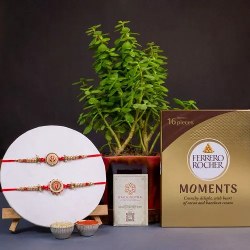 Elegant Rakhi Moments Gift Set